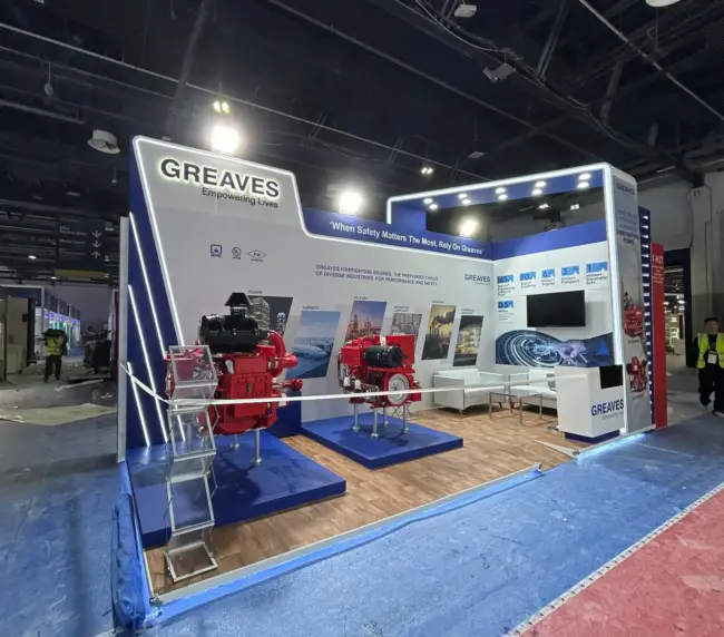 leading exhibition stand in uae for greaves